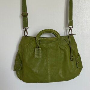 latico NJ USA Soft Leather Green Handbag
